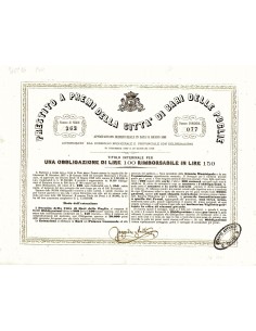 1868 - PRESTITO A PREMI DELLA CITTA' DI BARI DELLE PUGLIE
