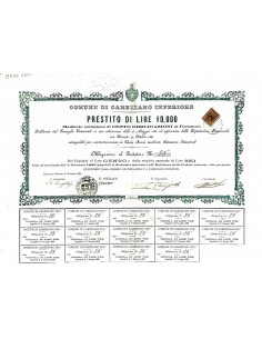 1882 - COMUNE DI CAREZZANO INFERIORE - PRESTITO DI LIRE...