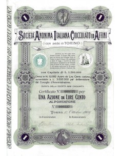1906 - ITALIANA CIOCCOLATO ED AFFINI SOC. ANON. - TORINO