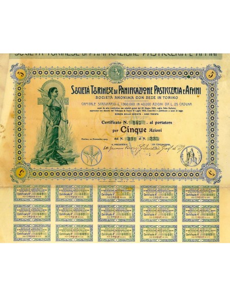 1905 - TORINESE DI PANIFICAZIONE PASTICCERIA E AFFINI SOC. - TORINO - ILL. ALISCARDI