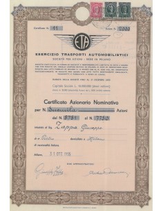 ESERCIZIO TRASPORTI AUTOMOBILISTICI E.T.A. MILANO 1955