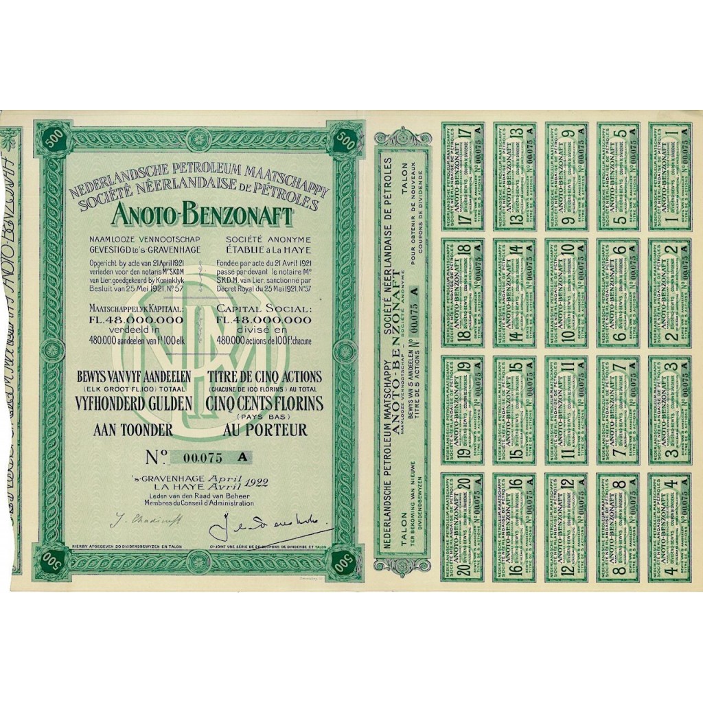 1922 - ANOTO-BENZONAFT