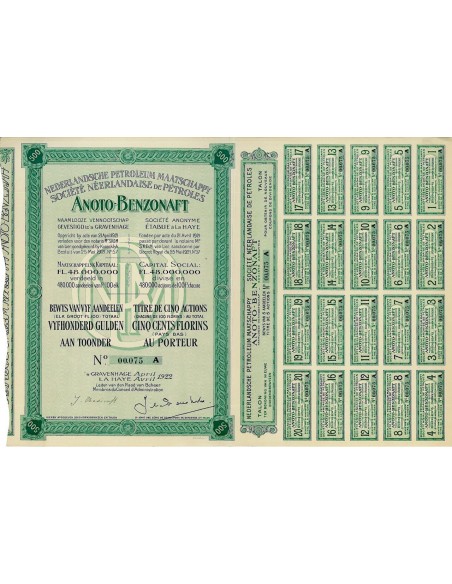 1922 - ANOTO-BENZONAFT