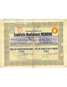 1910 - EXPLOITATIE-MAATSCHAPPIJ NOEMBING