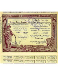1914 - MINES DE BALIA-KARAIDIN (CAP. SOC. 30.000.000 DI FR.)