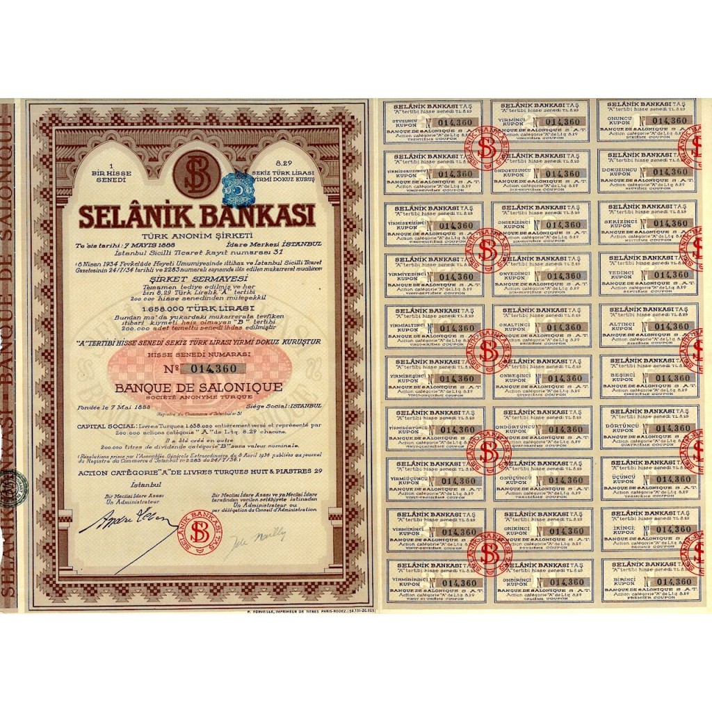1888 - SELANIK BANKASI
