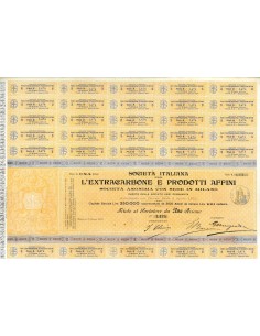 1900 - L'EXTRACARBONE E PRODOTTI AFFINI SOC. ITALIANA PER