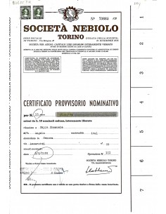 1955 - NEBIOLO SOC. - TORINO