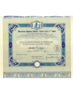 1899 - MANIFATTURA DI DAMASCHI E BROCCATI - BADANO SAZIA...