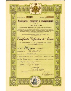 1919 - COOPERATIVA ESERCENTI E COMMERCIANTI DI TORINO