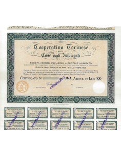 1910 - TORINESE PER LE CASE DEGLI IMPIEGATI COOP.