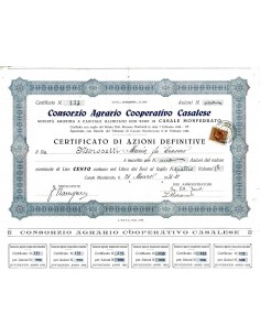 1933 - CONSORZIO AGRARIO COOPERATIVO CASALESE