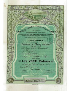 1930 - CONSORZIO AGRARIO COOPERATIVO DI TORINO