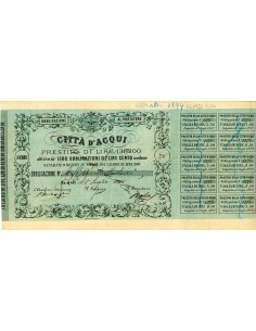1882 - CITTA' D'ACQUI - PRESTITO DI LIRE 138.200