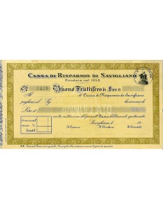 1900 - CASSA DI RISPARMIO DI SAVIGLIANO