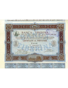 1887 - BANCA TIBERINA (ILLUSTRATORE L. PETRONIO) - TORINO