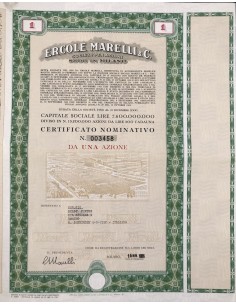 1985 - ERCOLE MARELLI & C. SPA - 1 AZIONE MILANO
