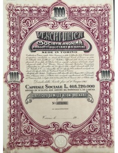 1934 - VENCHI UNICA SOC. ANON. PRODOTTI DOLCIARI ED...