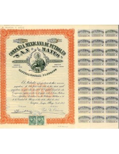 1914 - COMPANIA MEXICANA DE PETROLEO SAN MATEO - TAMPICO