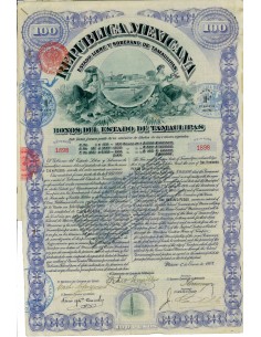 1907 - REPUBLICA MEXICANA - BONOS DEL ESTADO DE...