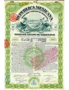1907 - REPUBLICA MEXICANA - BONOS DEL ESTADO DE...