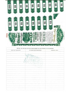 1899 - THE CHICAGO AND ALTON RAILROAD COMPANY $ 1.000 2