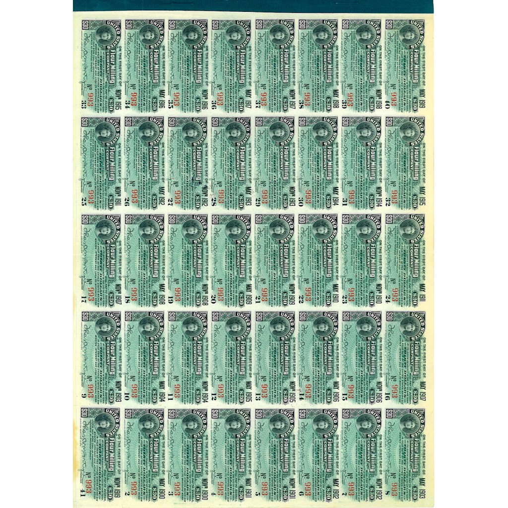 1899 - UNITED STATES FLOUR MILLING COMPANY $ 1.000