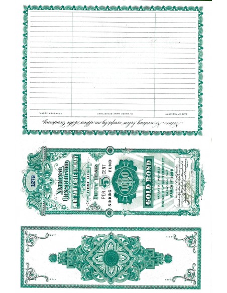 1910 - NATIONAL CONSOLIDATED WIRE AND CABLE COMP. 5%   $ 1.000
