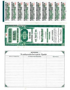 1911 - RUTHERFORD HEIGHTS WATER SUPPLY COMP. 5%   $ 500 2