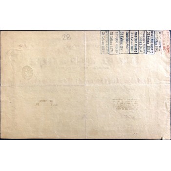 1864 - BANCA DEL POPOLO IN FIRENZE 1° SERIE