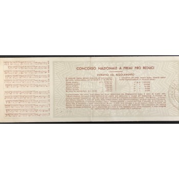 1947 - ASSOCIAZIONE NAZIONALE REDUCI LIRE 50 SERIE AB N: 034046