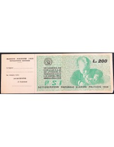 1958 - SOTTOSCRIZIONE PARTITO SOCIALISTA ITALIANO...