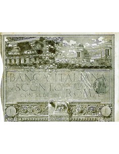 1916 - BANCA ITALIANA DI SCONTO - 1 AZIONE  - ROMA 2