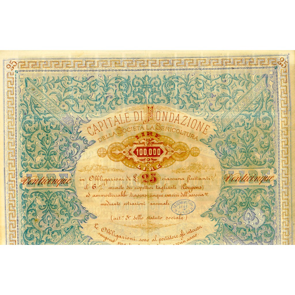 1880 - LA SERICOLTURA ASSOCIAZIONE DEI...