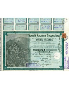 1924 - SOC. ANON. COOP. PER PRODUZIONE LUCE  E FORZA...