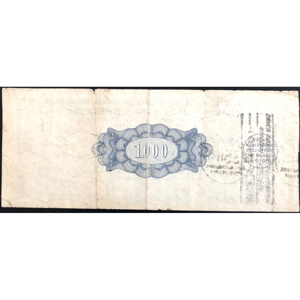 1946 - PRESTITO DELLA RICOSTRUZIONE 5% - TITOLO...