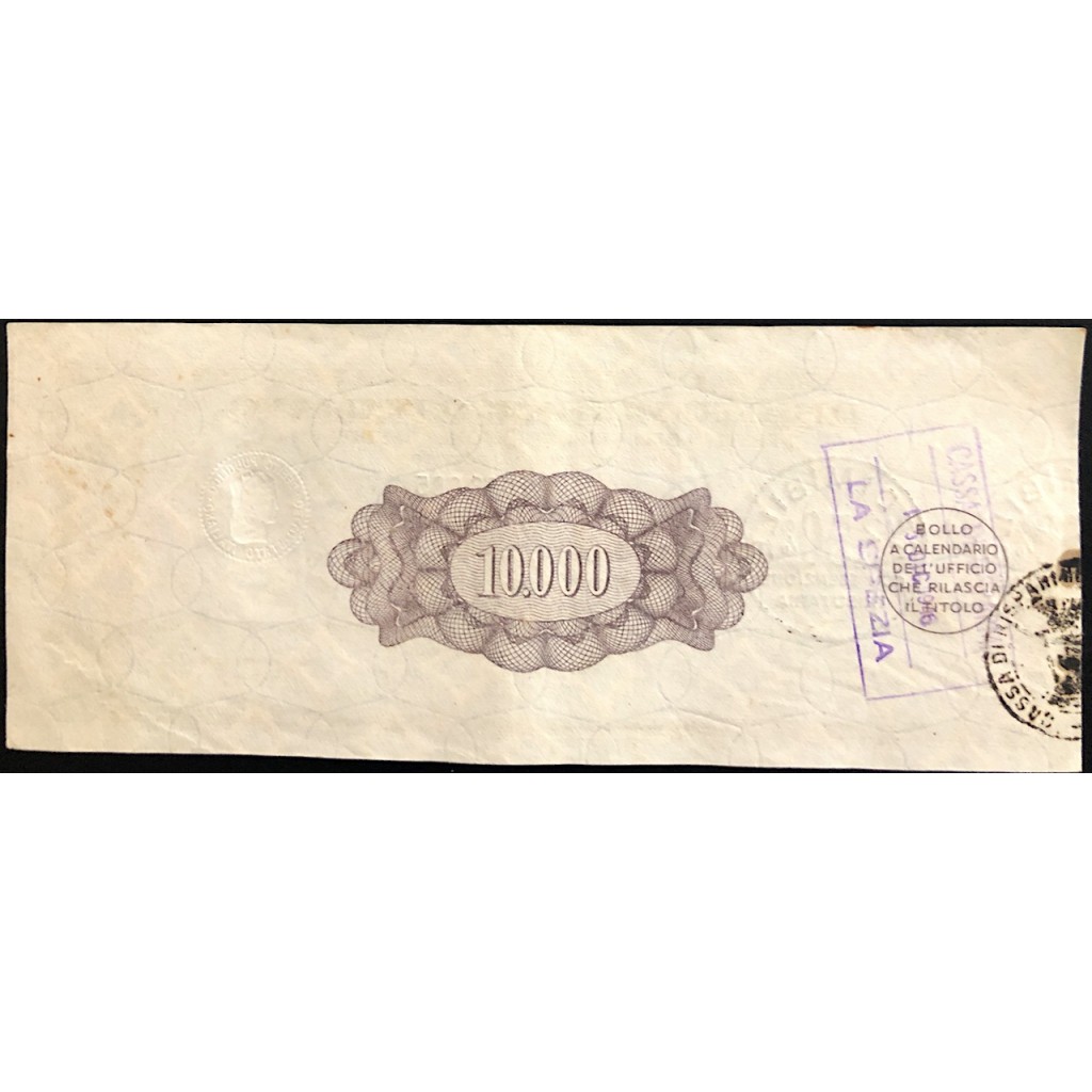 1946 - PRESTITO DELLA RICOSTRUZIONE 5% - TITOLO...