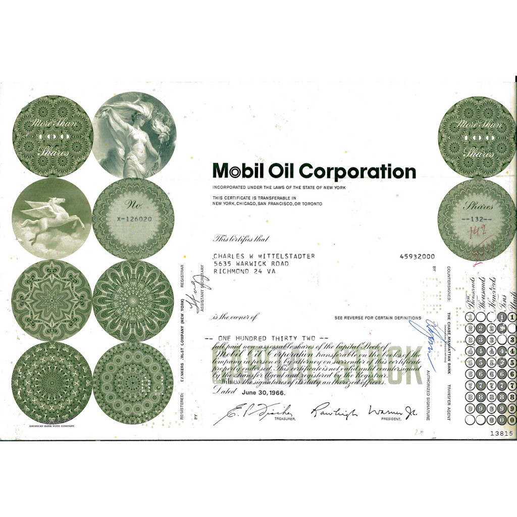 1966 - MOBIL OIL CORPORATION