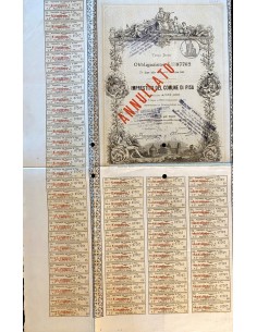 1871 - IMPRESTITO DEL COMUNE DI PISA TERZA SERIE... 2
