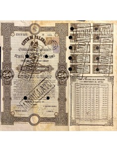 1911 - CITTA' DI PALERMO 5 OBBLIGAZIONI - PALERMO