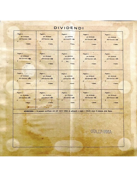 1944 - BANCA AGRICOLA CACCIAGUERRA DI RUSSI