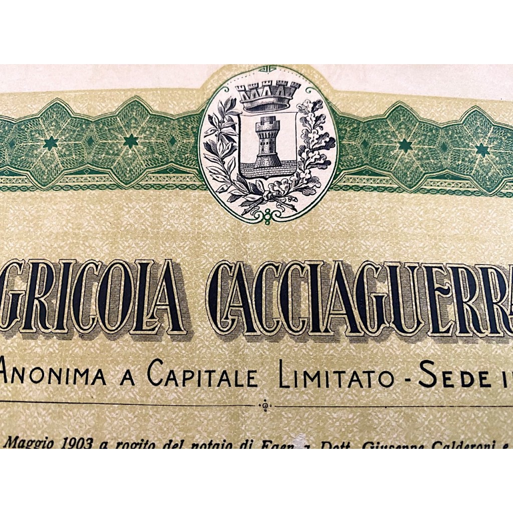 1944 - BANCA AGRICOLA CACCIAGUERRA DI RUSSI
