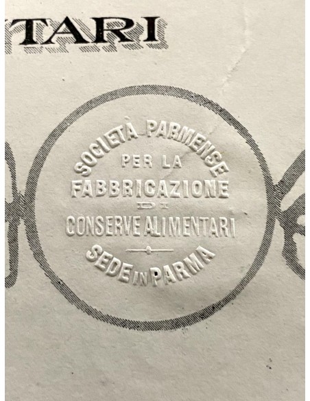 1911 - SOCIETA' PARMENSE PER LA FABBRICAZIONE DI CONSERVE ALIMENTARI 1 AZIONE - PARMA