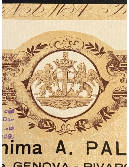 1927 - SOCIETA' ANONIMA A. PALANDRI & C. 1 AZIONE - GENOVA