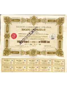 1907 - SOCIETA' COMMERCIALE ITALIANA DUCATO, LEGNAZZI &...