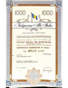 1979 - NAVIGAZIONE ALTA ITALIA - GENOVA