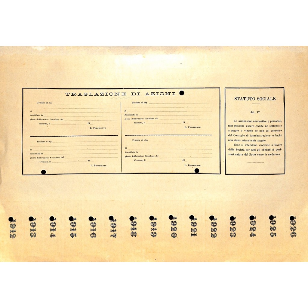 1926 - CONSORZIO AGRARIO COOPERATIVO PER LA...