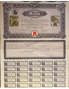 1961 - MOTTA S.p.A PER L'INDUSTRIA DOLCIARIA ED...