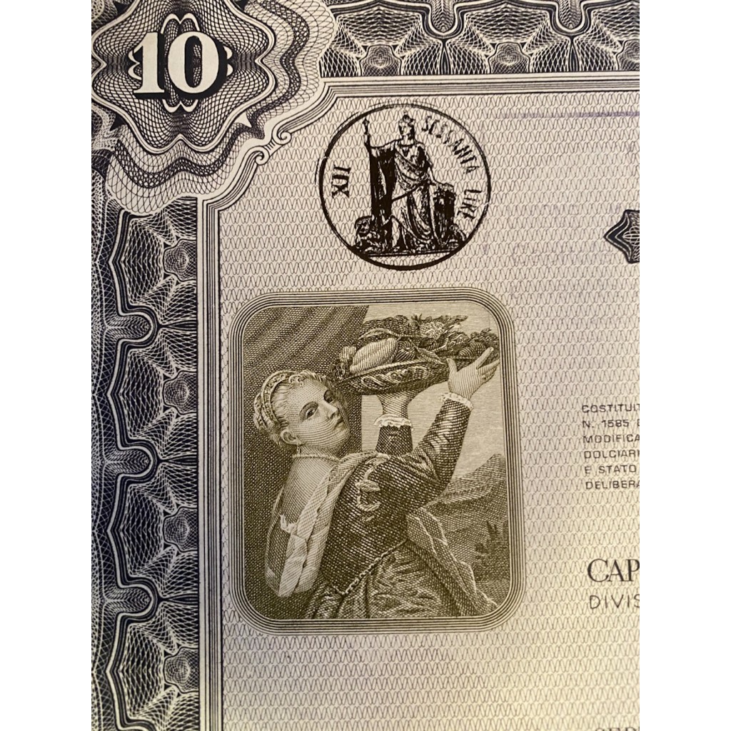 1961 - MOTTA S.p.A PER L'INDUSTRIA DOLCIARIA ED...