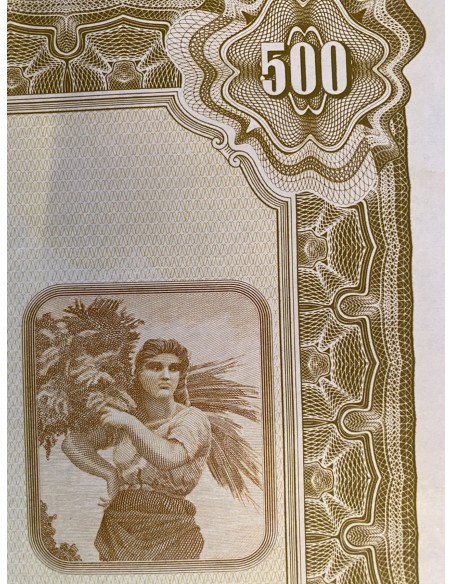 1969 - MOTTA S.p.A PER L'INDUSTRIA DOLCIARIA ED ALIMENTARE 500 AZIONI - MILANO